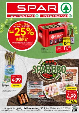 Titelbild des Prospekts von SPAR VBG