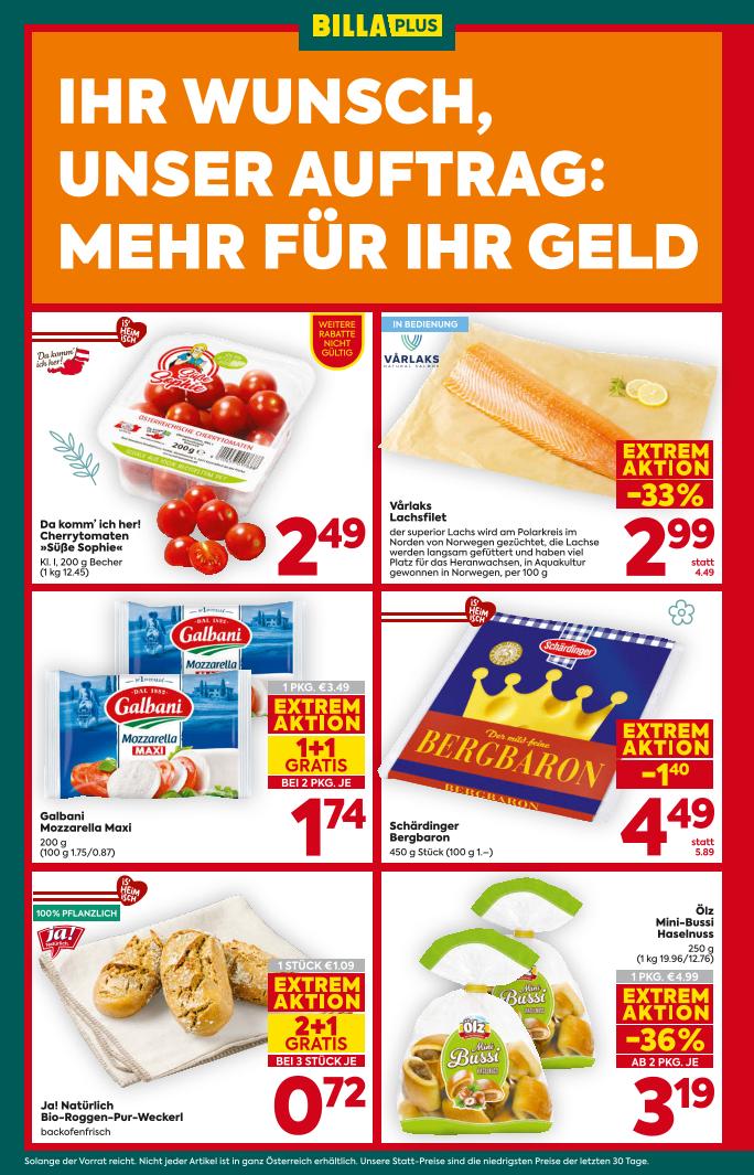 Prospekt von BILLA PLUS