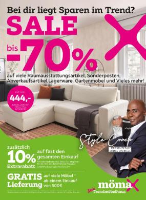 Titelbild des Prospekts von mömax