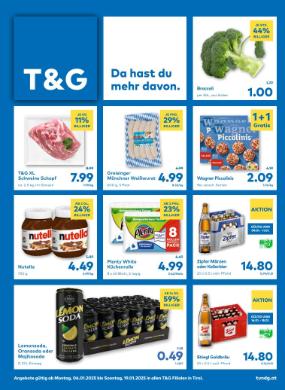 Titelbild des Prospekts von T&G TIROL