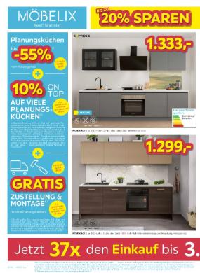 Titelbild des Prospekts von Möbelix