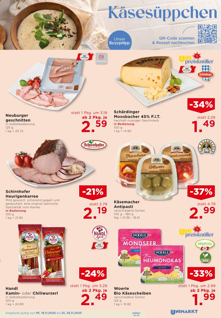 Prospekt von Unimarkt