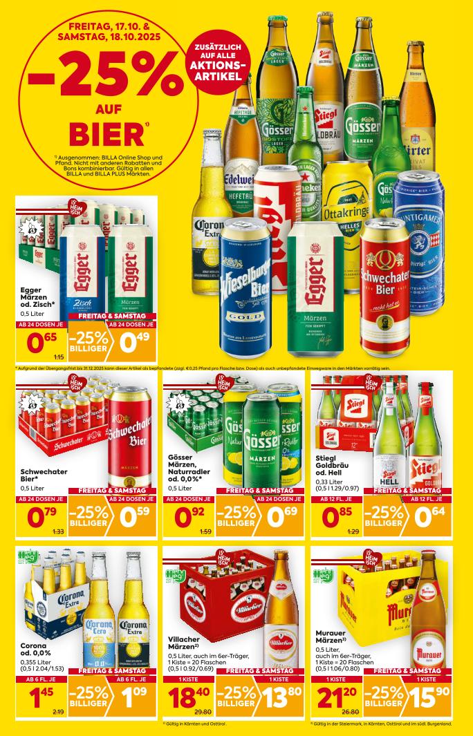 Prospekt von BILLA