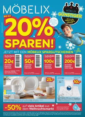 Titelbild des Prospekts von Möbelix