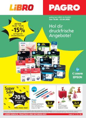 Titelbild des Prospekts von PAGRO & LIBRO