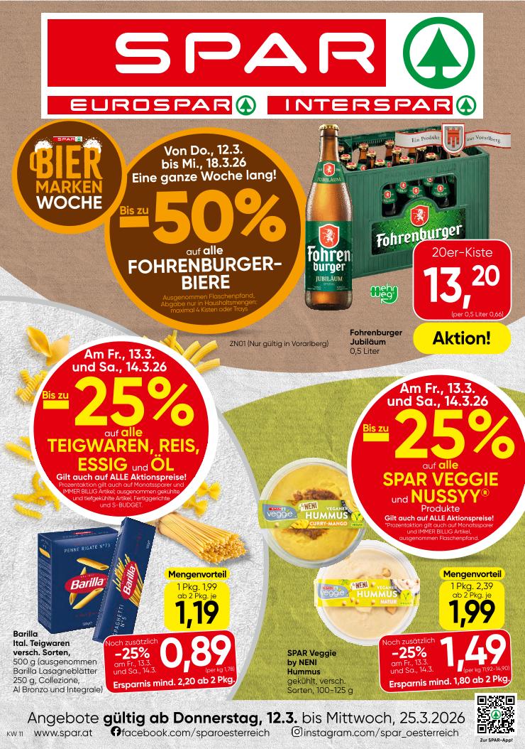 Prospekt von SPAR