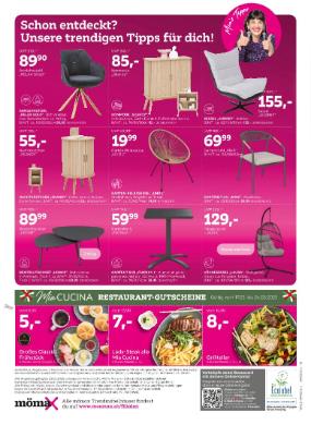 Titelbild des Prospekts von mömax