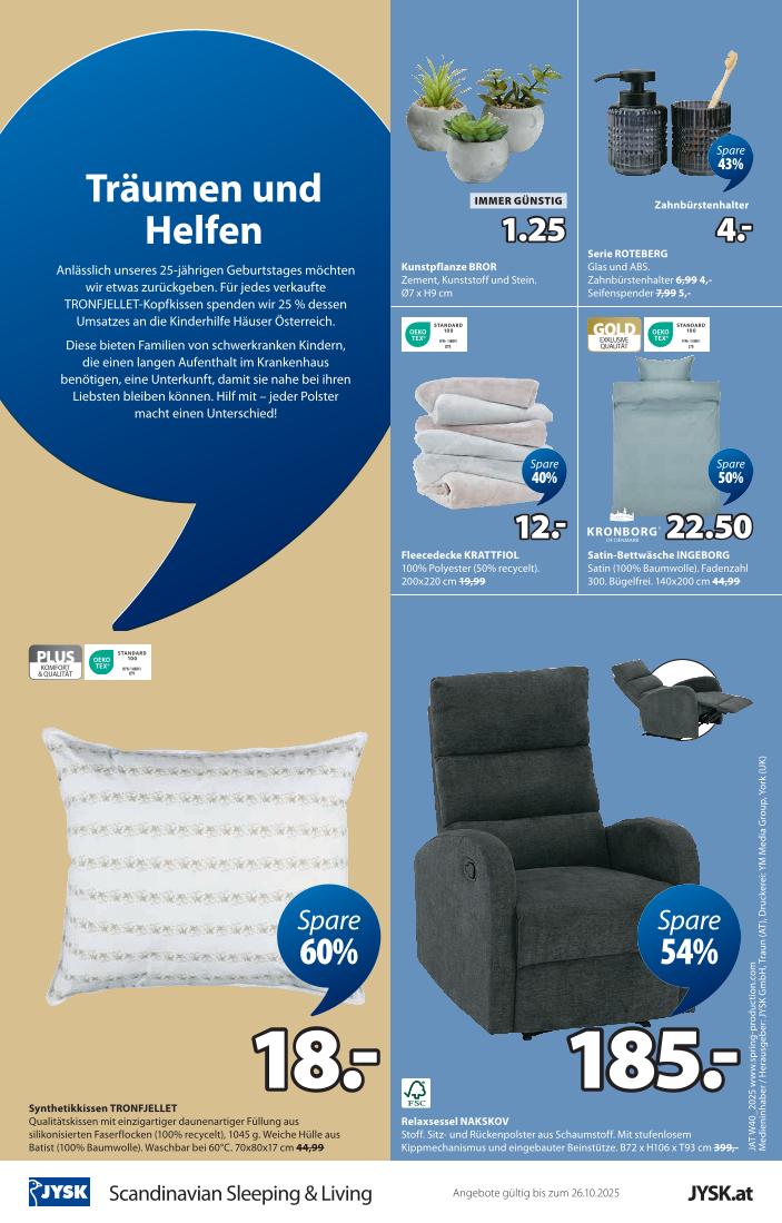 Prospekt von JYSK