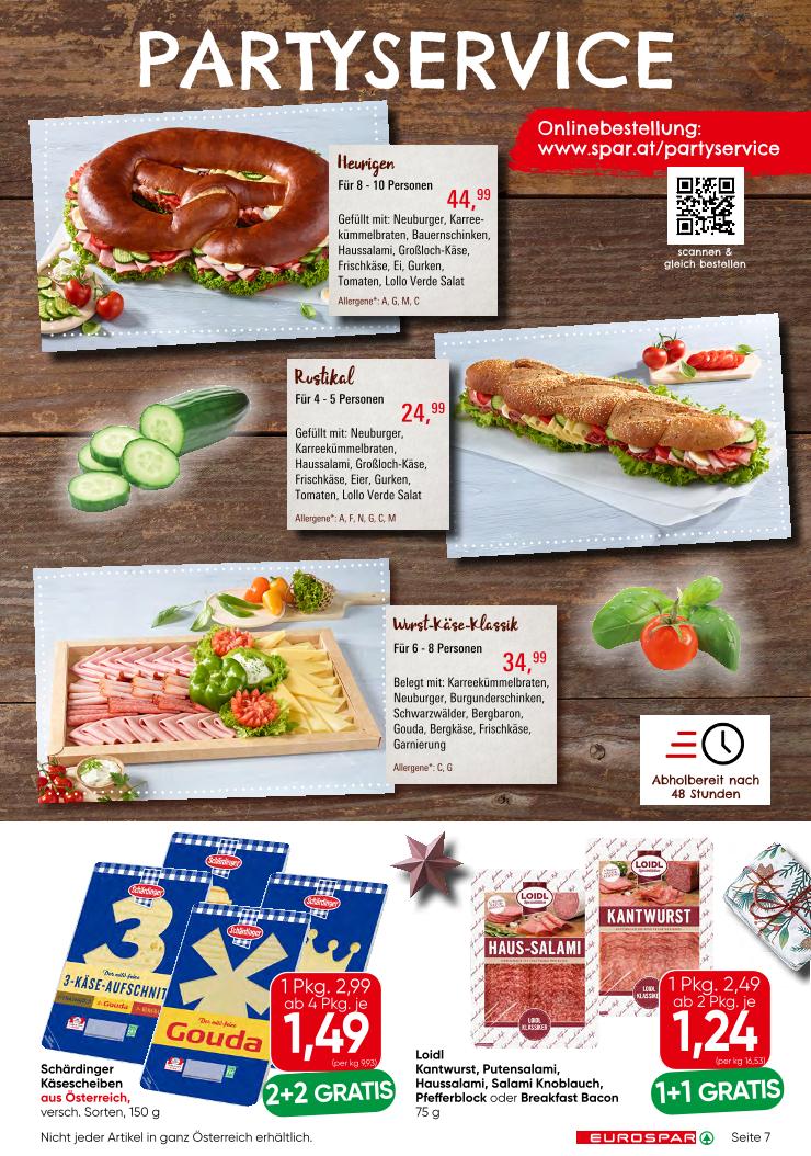 Prospekt von EUROSPAR