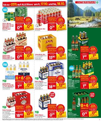 Titelbild des Prospekts von INTERSPAR TRL