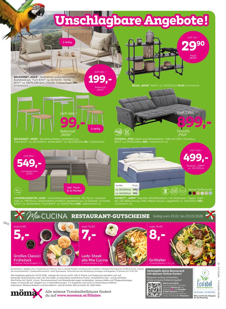 Prospekt von mömax