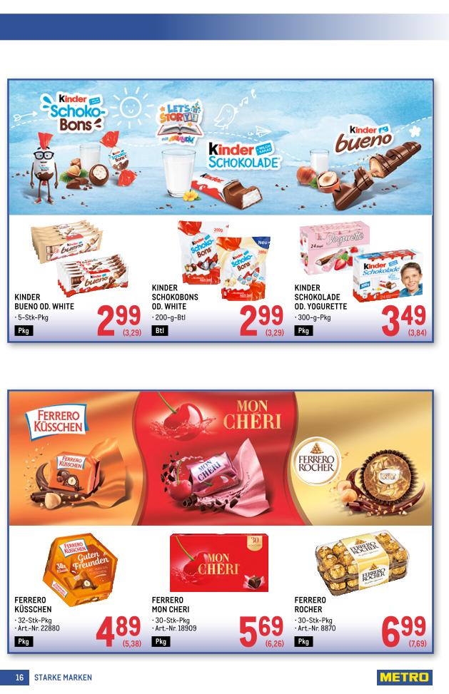 Prospekt von METRO