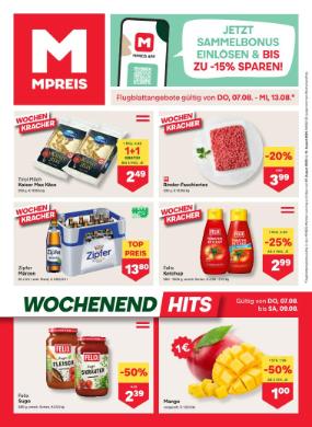 Titelbild des Prospekts von MPREIS OÖ