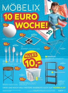 Titelbild des Prospekts von Möbelix 10 Euro Wochen