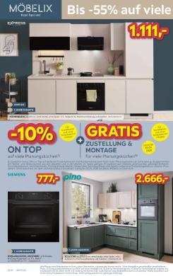Titelbild des Prospekts von Möbelix Küchenstudio