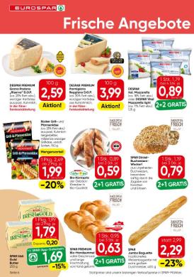 Titelbild des Prospekts von EUROSPAR OOE