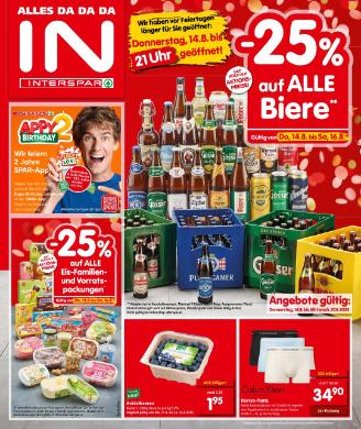Titelbild des Prospekts von INTERSPAR STMK