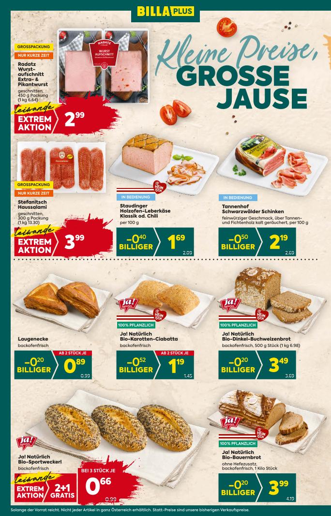 Prospekt von BILLA PLUS