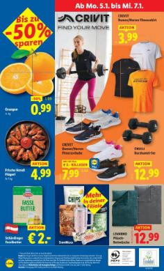 Titelbild des Prospekts von Lidl