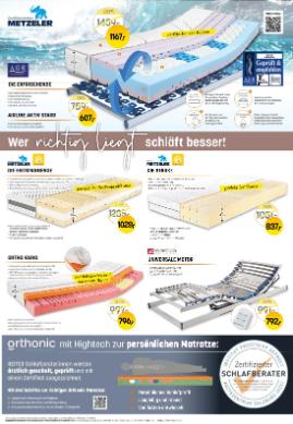 Titelbild des Prospekts von Betten Reiter