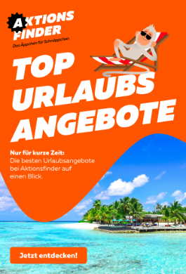 Titelbild des Prospekts von Top Urlaubsangebote