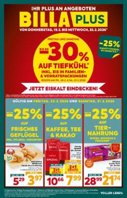 Titelbild des Prospekts von BILLA PLUS Niederösterreich