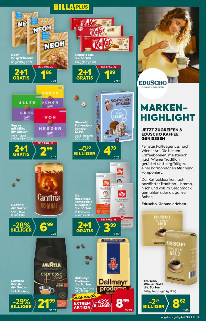 Prospekt von BILLA PLUS