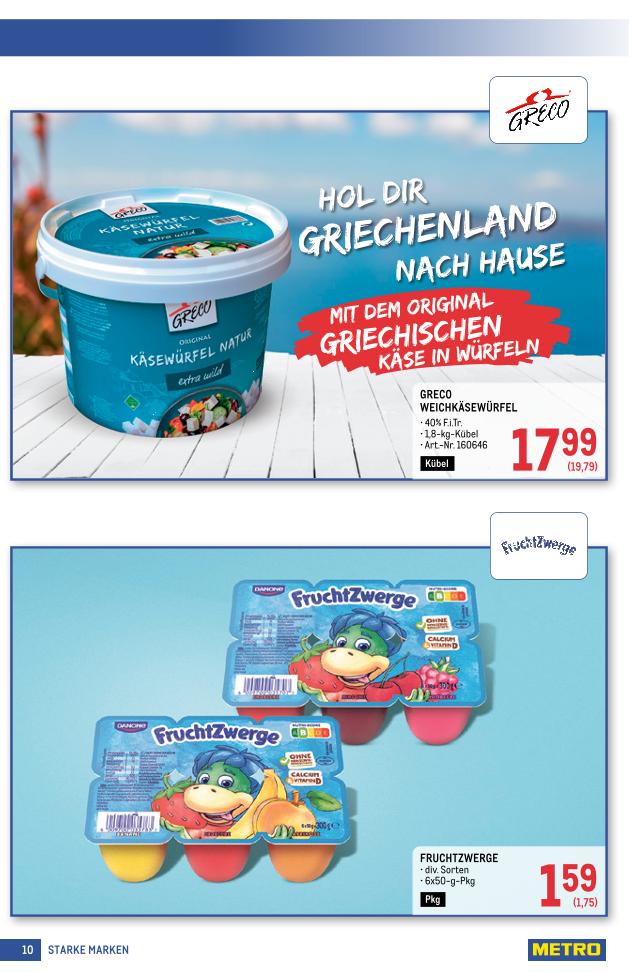 Prospekt von METRO