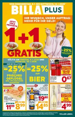 Titelbild des Prospekts von BILLA PLUS Oberösterreich