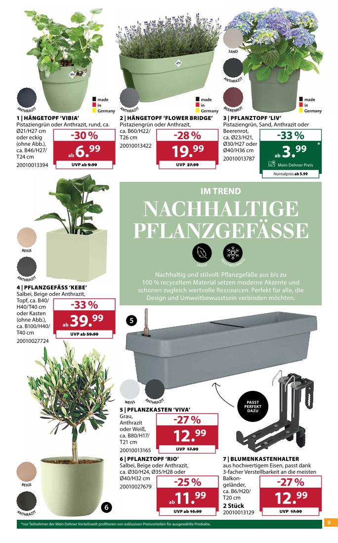Prospekt von Dehner