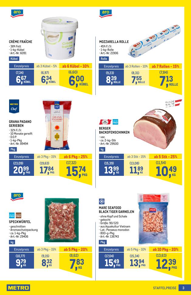 Prospekt von METRO