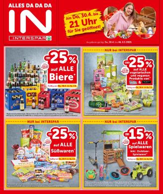 Titelbild des Prospekts von INTERSPAR KTN