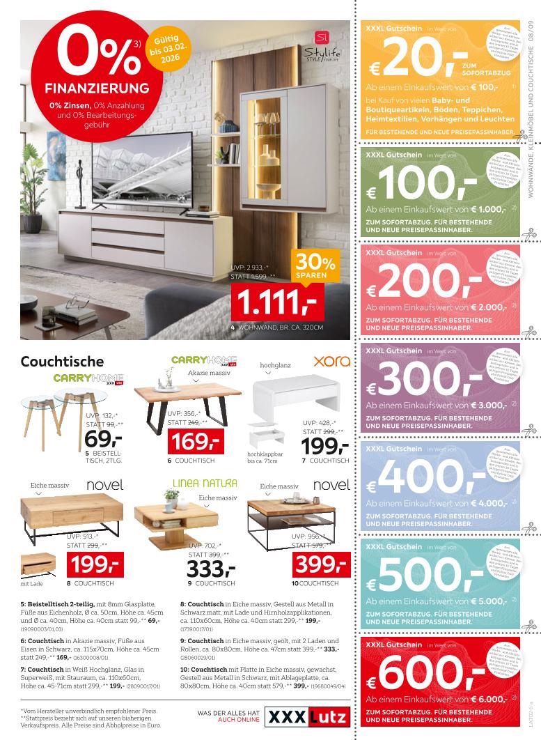 Prospekt von XXXLutz