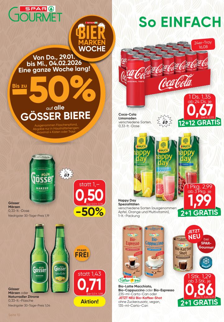 Prospekt von SPAR Gourmet