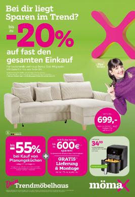 Titelbild des Prospekts von mömax