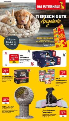 Titelbild des Prospekts von DAS FUTTERHAUS