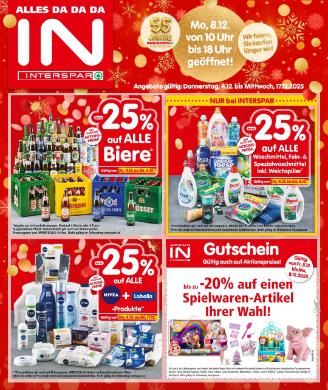 Titelbild des Prospekts von INTERSPAR STMK