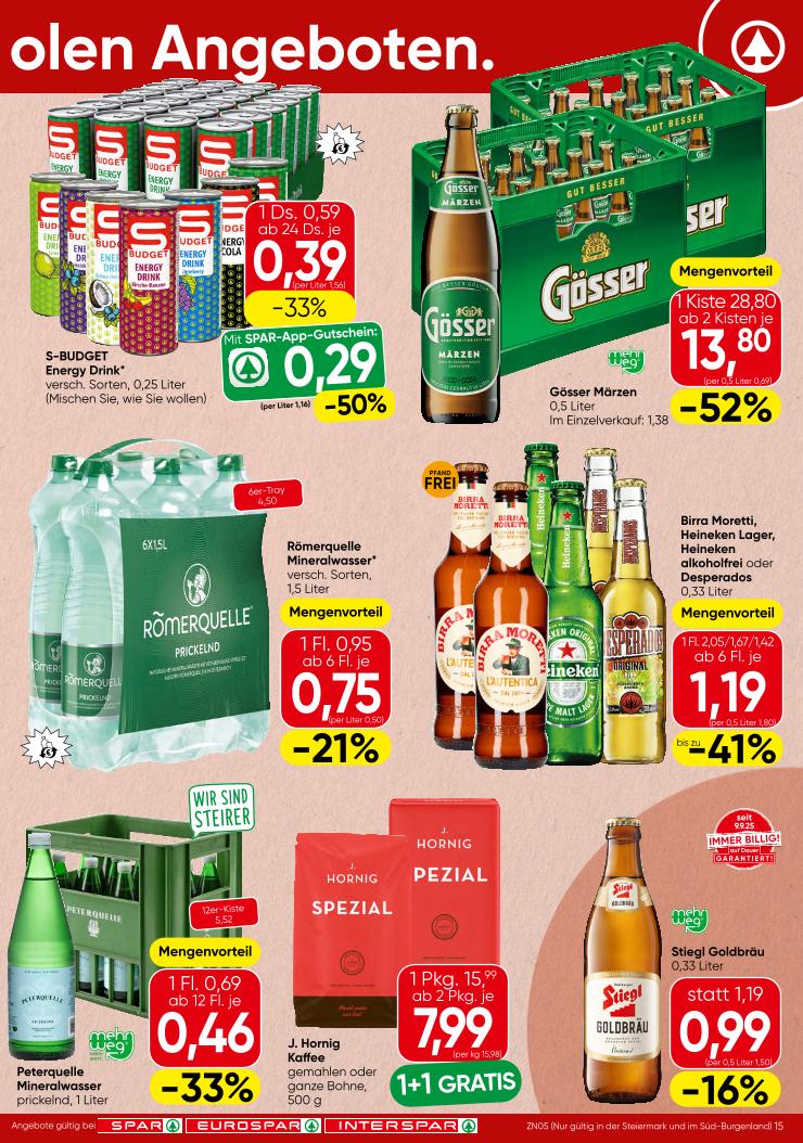 Prospekt von SPAR