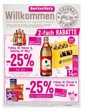Titelbild des Prospekts von Sutterlüty