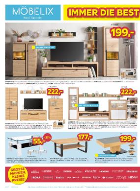 Titelbild des Prospekts von Möbelix