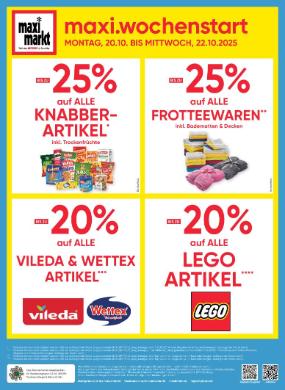 Titelbild des Prospekts von Maximarkt Wels / Ried / Vöcklabruck