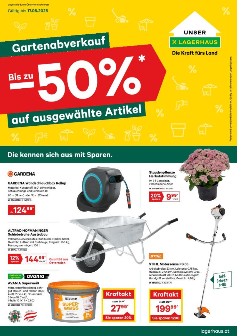 Lagerhaus Bau- und Gartenmarkt - Maria Neustift