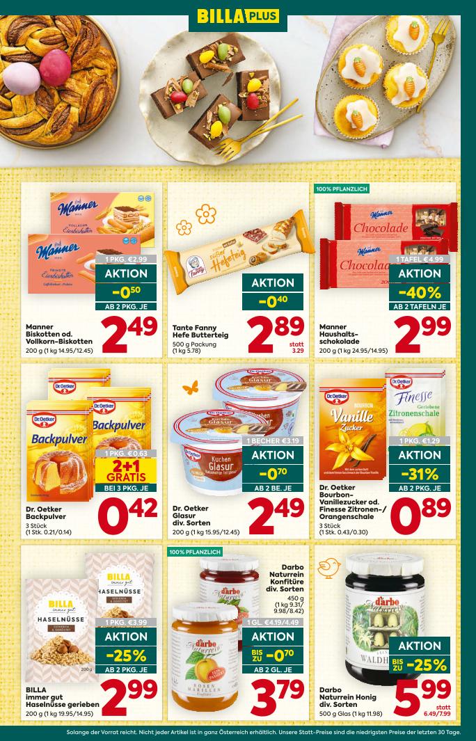 Prospekt von BILLA PLUS