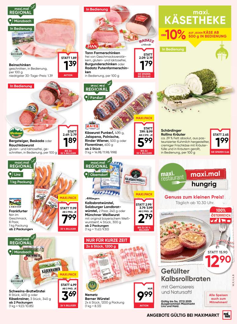 Prospekt von Maximarkt