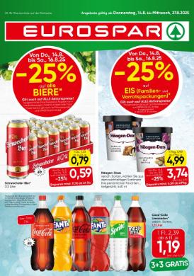 Titelbild des Prospekts von EUROSPAR SBG TRL