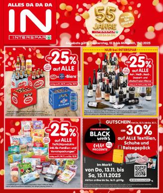 Titelbild des Prospekts von INTERSPAR KTN