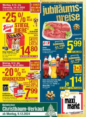 Titelbild des Prospekts von Maximarkt Anif / Bruck