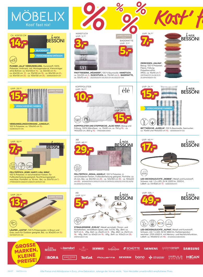 Prospekt von Möbelix