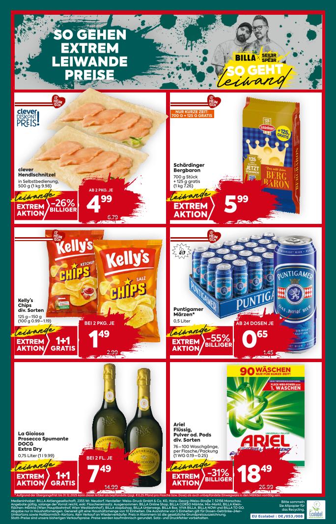 Prospekt von BILLA PLUS
