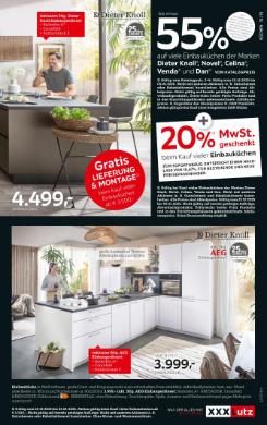 Titelbild des Prospekts von XXXLutz Marken